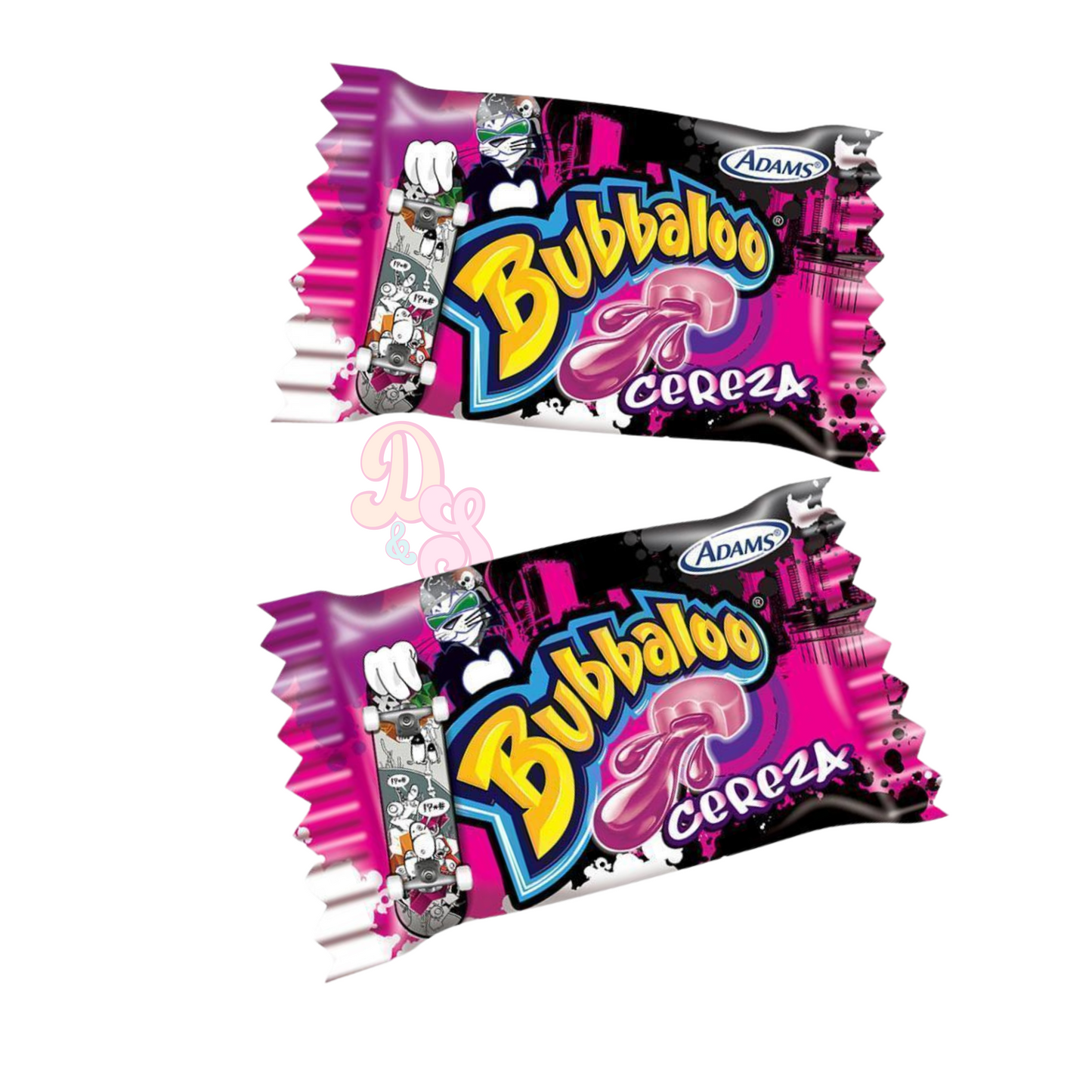 Chicles Bubbaloo Cherry (Paquete de 8)