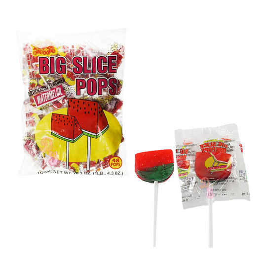 Watermelon Big Slice Pops Paquete de 6